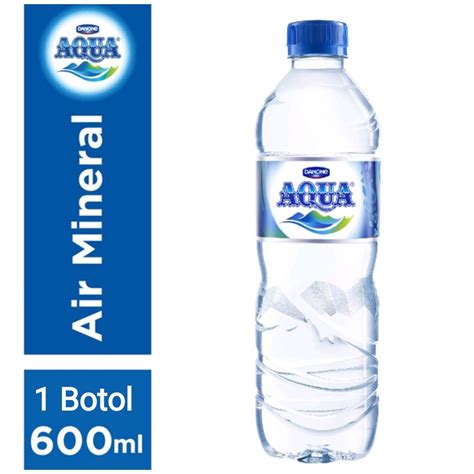 Jual AQUA BOTOL 600ML 1pc 1Botol Shopee Indonesia