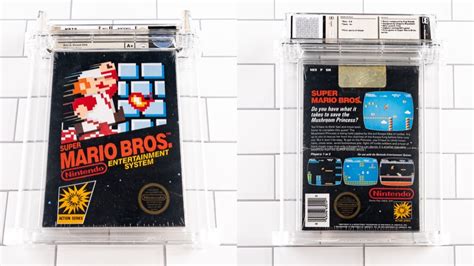 Se Vende Una Copia Sin Abrir De Super Mario Bros Para La Nes Por 2