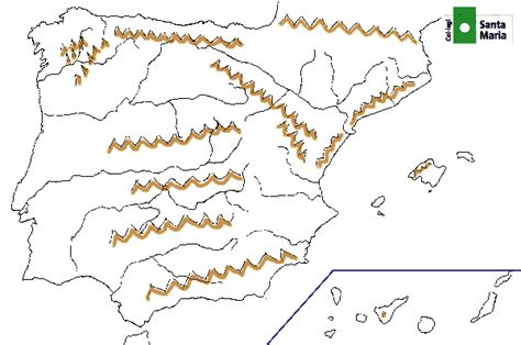 Mapa fisico españa mudo para imprimir - Imagui