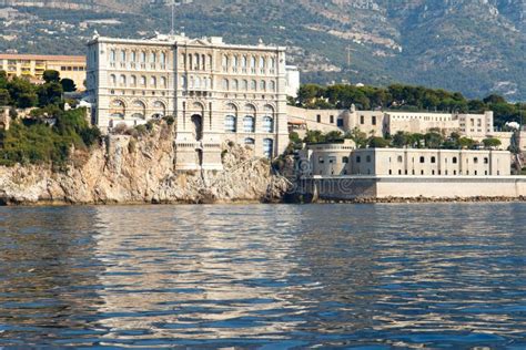 Cousteau Oceanographic Museum on Cliff, Principality of Monaco Stock ...