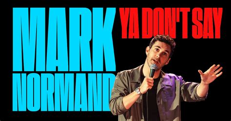 Mark Normand Livecomedybe