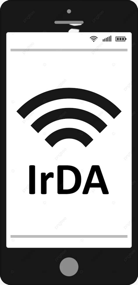 Infrared Data Association Irda Mobile Phone Digital Png And Vector