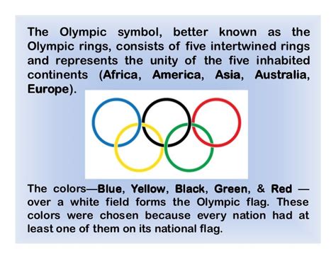 The Olympic symbol, better known