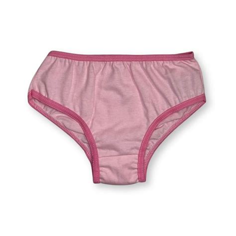 Kit c 6 Calcinha Infantil de Algodão Cores Sortidas Pop Love Galé Lingerie Calcinhas