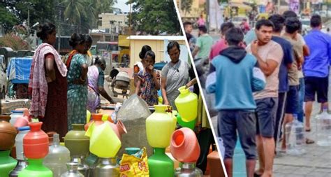 Bengaluru Water Crisis बेंगलुरु में छाया जल संकट पानी की बर्बादी करने