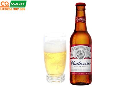 CQ Mart Food Wine Bia Budweiser Chai 330ml