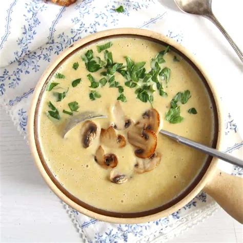 Cream Cheese Mushroom Soup (Without Cream) - Where Is My Spoon