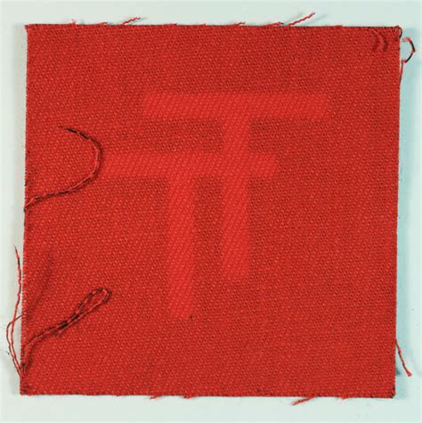 50th Northumbrian Division Ww2 Printed Cloth Formation Sign Badge
