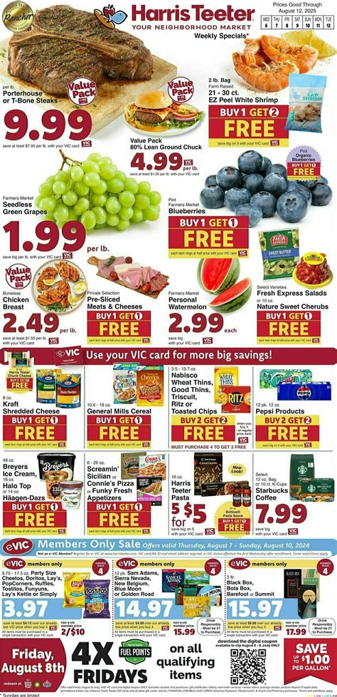 harris teeter circular for this week 6