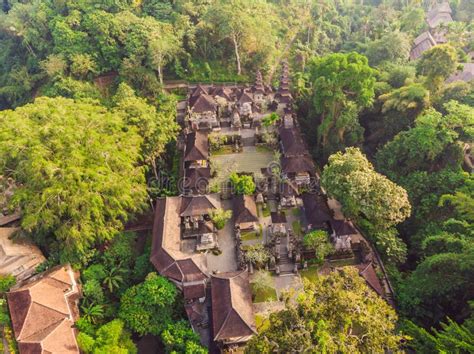 Aerial Shot of the Pura Gunung Lebah Temple in Ubud on the Bali Island Stock Photo - Image of ...