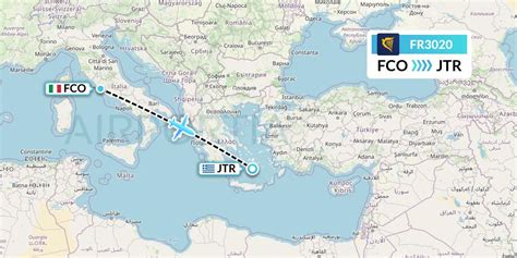 FR3020 Flight Status Ryanair Rome To Santorini RYR3020