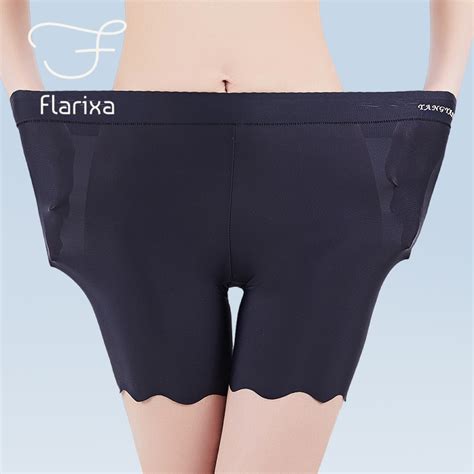 Flarixa Pantalones Cortos De Seguridad De Seda De Hielo Sin Costuras