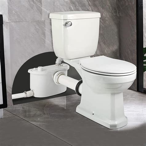 Macerating Toilet With 500watt Macerator Pump 2 Piece Toilet Upflush