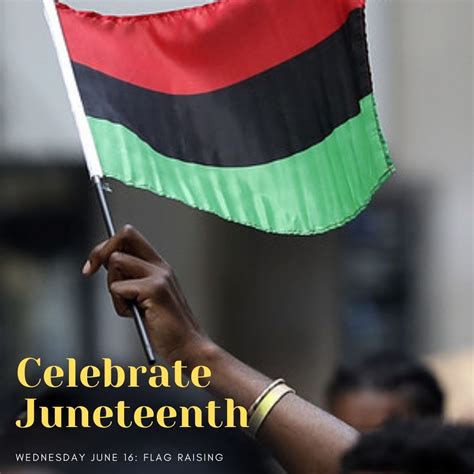 Join Us For Juneteenth Flag Raising NFTA Elements