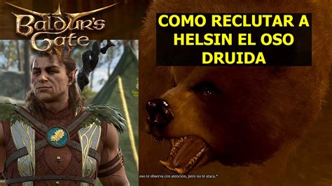 Baldur S Gate Como Reclutar A Halsin El Oso Y Volo El Bardo Youtube