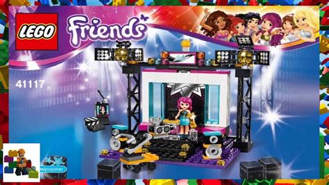 Lego Instructions Lego Friends 41117 Pop Star Tv Studio Youtube