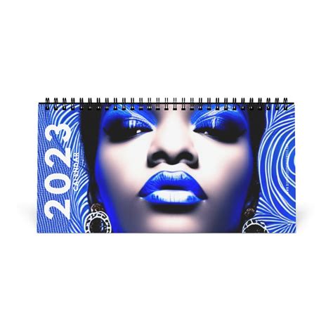 She Is Bluetiful Desk Calendar 2023 African American Etsy