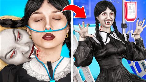 Wednesday Addams Wachte Aus Dem Koma Auf Und Wurde Zum Vampir Youtube