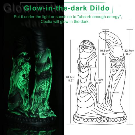 HiSmith WDA039 M F Wildolo Glow In The Dark Liquid Silicone Double Dildo With App 22 7cm Black Green