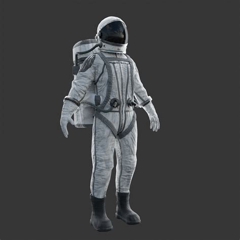 SpaceSuit - Astronaut - Sci Fi - ready for game free VR / AR / low-poly