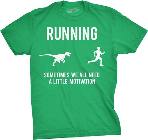 Mens Running Motivation T shirt Funny Running T shirts Sarcasm Humor ...