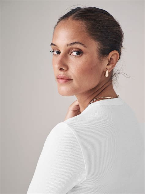 Buy The Set 3 Pack Ribbed Long Sleeve T-Shirts Black/Taupe Brown/White