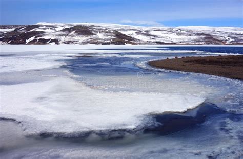 Frozen Lake In Iceland Stock Image Image Of Iceland 170405567