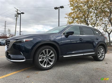 2018 Deep Crystal Blue Mica Mazda Cx 9 Grand Touring 123667102 Photo