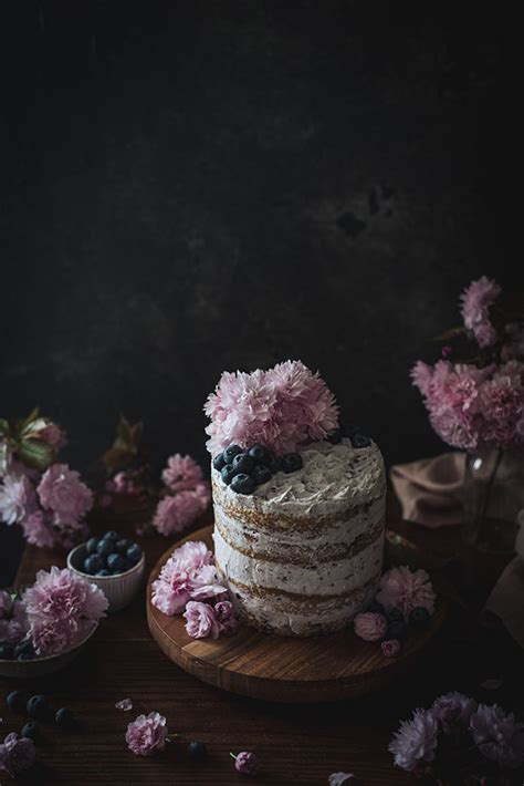 Anan S E Hortel Bolo Semi Naked De Lim O E Mirtilos Lemon Blueberry Semi Naked Cake