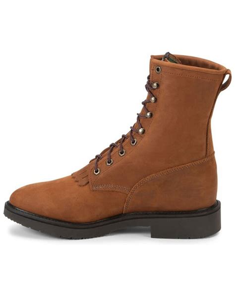 Justin Mens Lace Up Work Boots Boot Barn