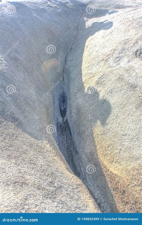 Stond On Beach Looking Like Vagina South Of Thailand Stock Image Image Of Rock Compare