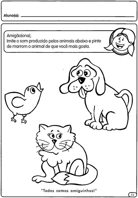 Animais Domesticos E Selvagens 1 Ano