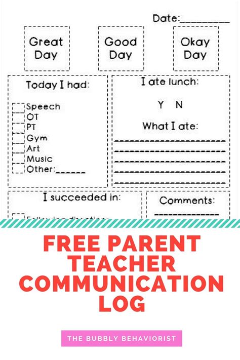 Daily Communication Log
