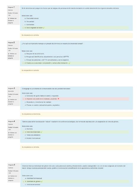 Diversidad Sexual Y Derechos Humanos Modulo 1 Actividad 2 Pdf