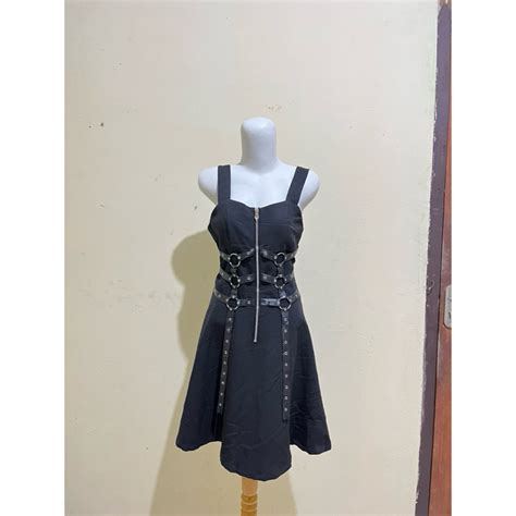 Jual Nightclub Dress Sexy Black Dress Baju Renang Hitam Lingerie Baju Pantai Baju Rantai