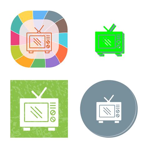 Old Tv Vector Icon 34184806 Vector Art At Vecteezy