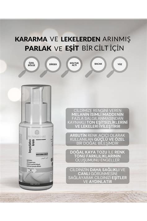 WUNDERCARE Beyazlatıcı Krem Koltuk Altı Dirsek Diz Bikini Bölgesi Fiyatı Yorumları