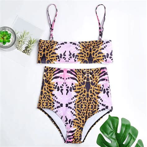 Women Sexy Bikini Set Swimsuit Spaghetti Strap Padded Bathing Suits