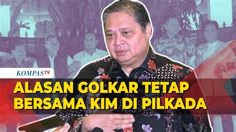 Alasan Airlangga Hartarto Tegaskan Golkar Akan Tetap Bersama KIM Di