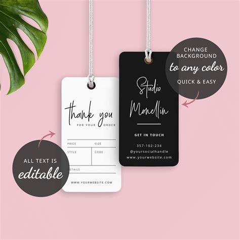 hang tag template