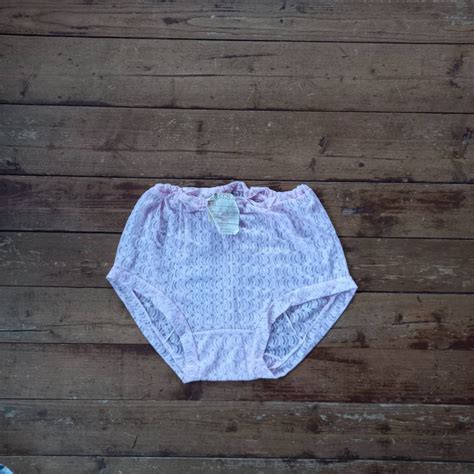 Soviet Union Womens Vintage Lingerie Underwear Pink Lace Underpants S Panties Lace Lingerie
