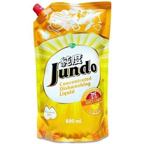 Гель для мытья посуды JUNDO Juicy Lemon Лимон, концентрированный, 800 ...
