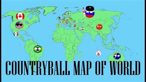 Countryballs Map Of The World | HumourOp