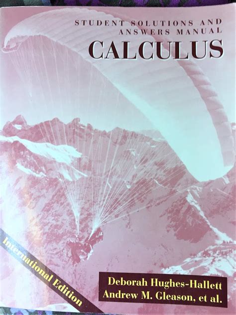 Calculus Deborah Hughes Hallett Andrew M Gleason 9780471061687 Books