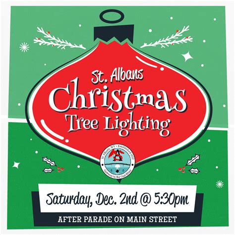 St. Albans Christmas Tree Lighting on Main Street - City of St. Albans, WV