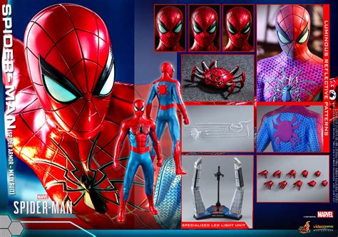 Hot Toys VGM 43 Marvels Spider Man Spider Armor MK IV Suit Hot Toys Complete Checklist