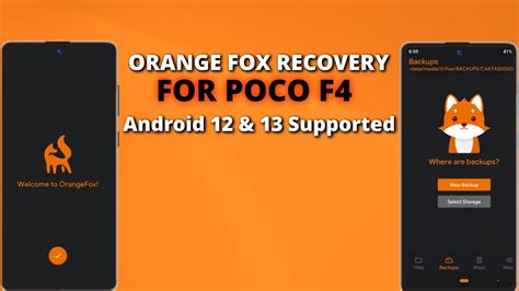 Orange Fox Recovery For Poco F How To Flash Custom Recovery How To