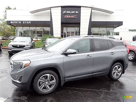 2020 Satin Steel Metallic GMC Terrain SLT AWD 144892389 Photo 24