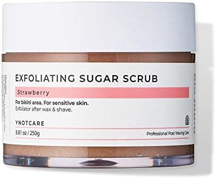Ynotcare Exfoliating Sugar Scrub For Bikini Intimate Area Sensitive Skin Prevent Ingrown Hair