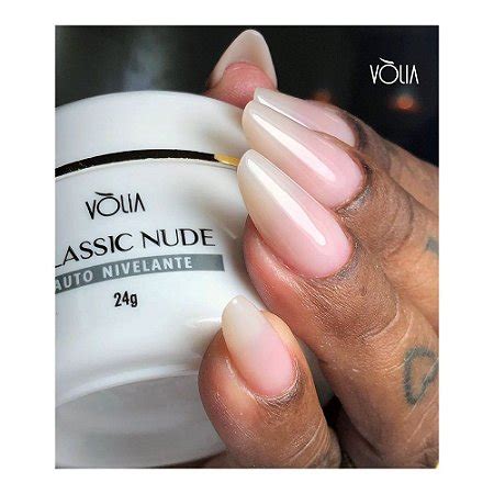 Gel para unhas Vòlia Classic Nude Gel Construtor e Alongamento UV LED G Mercado da Manicure